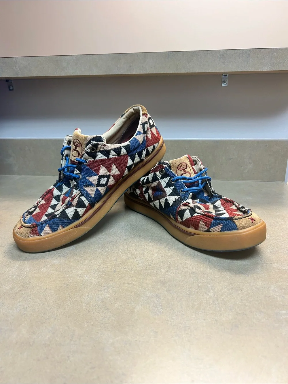 Twisted X Hooey Loper Multicolor MHYC006 Canvas Lace-Up Sneakers Mens Size 10.5M